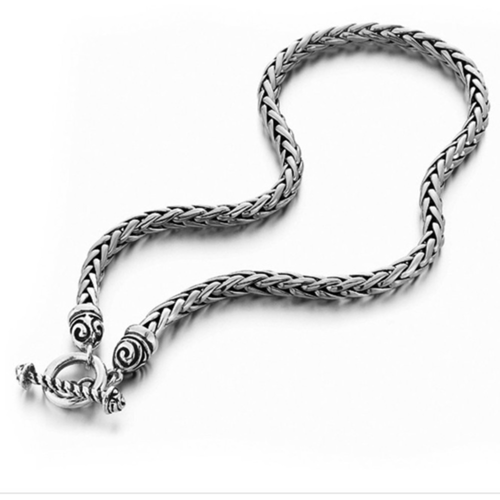 Zina Sterling Silver Swirl Toggle Chokes